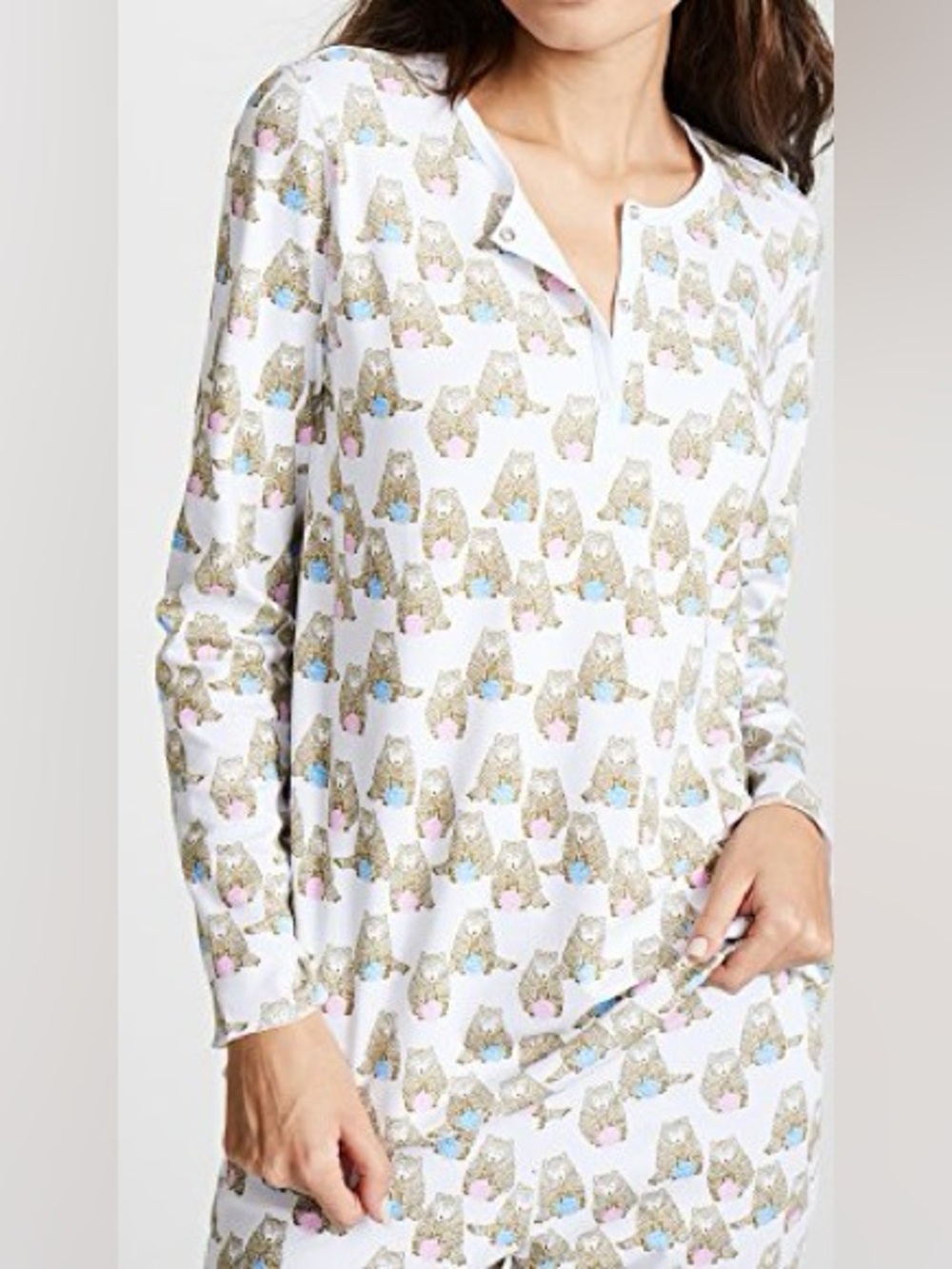 Roller Rabbit Stan The Bear Pajama Top